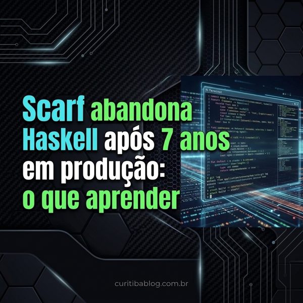 Scarf abandona Haskell após 7 anos em produção: o que aprender