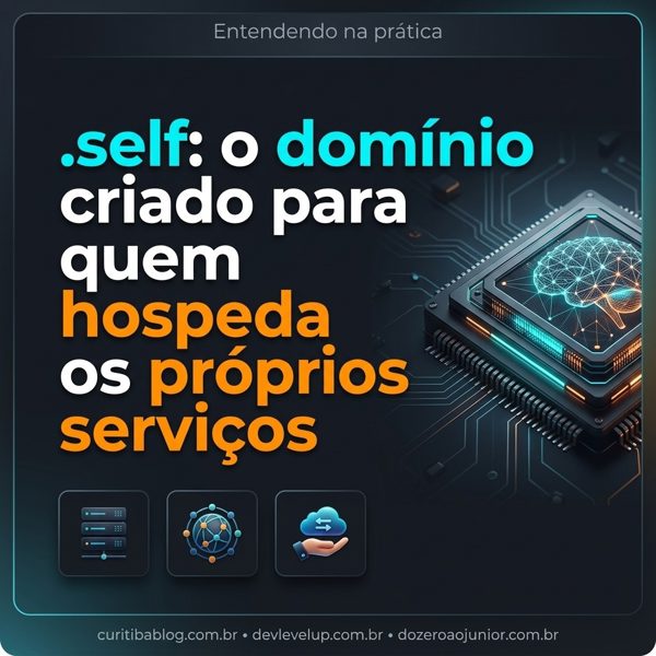.self: o domínio criado para quem hospeda os próprios serviços