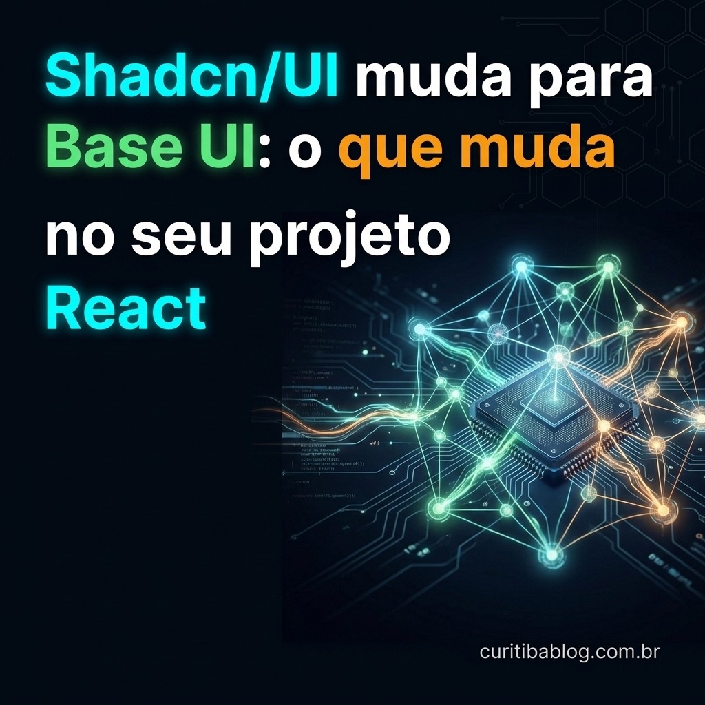 Shadcn/UI muda para Base UI: o que muda no seu projeto React