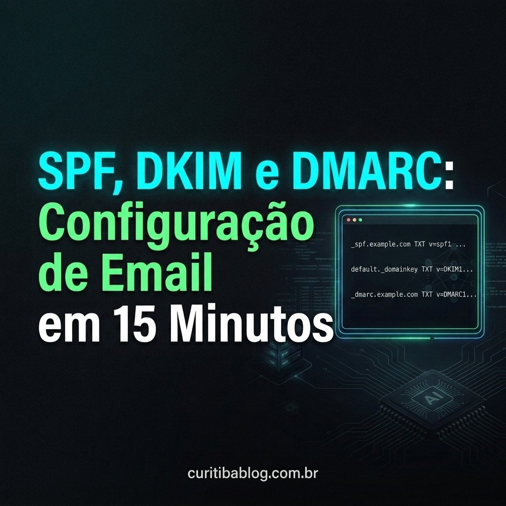 SPF, DKIM e DMARC: Configuração de Email em 15 Minutos