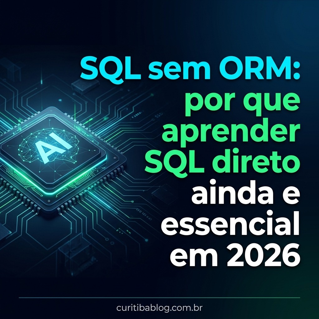 SQL sem ORM: por que aprender SQL direto ainda e essencial em 2026