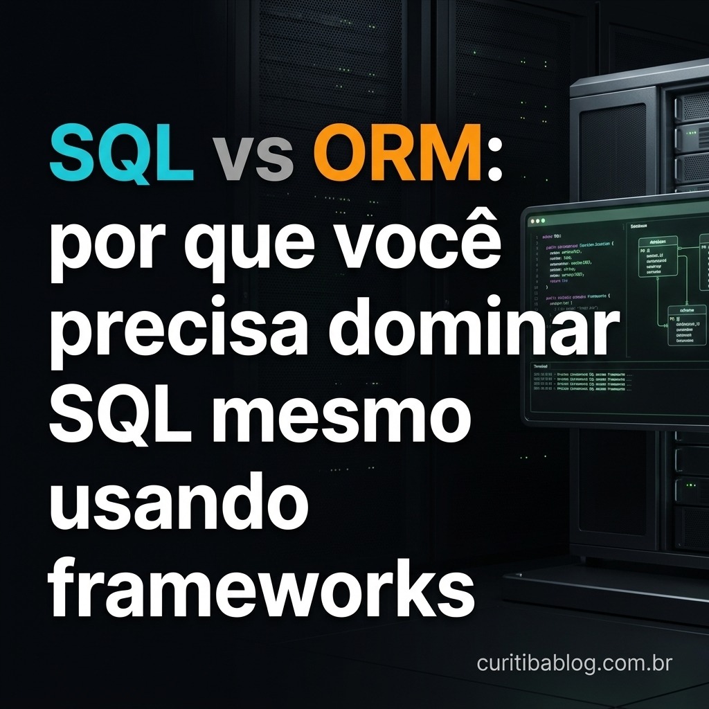 SQL vs ORM: por que você precisa dominar SQL mesmo usando frameworks