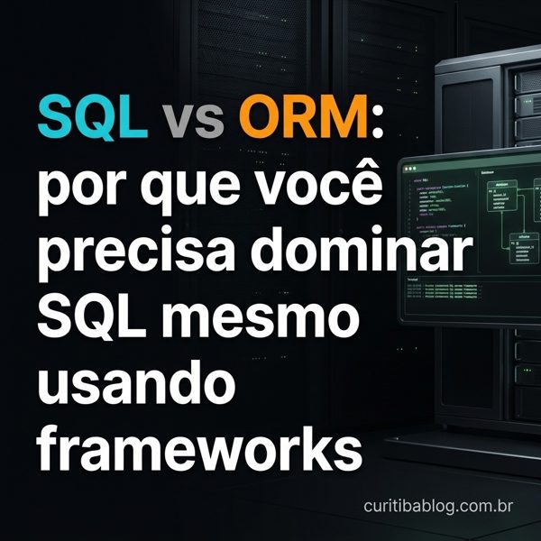 SQL vs ORM: por que você precisa dominar SQL mesmo usando frameworks