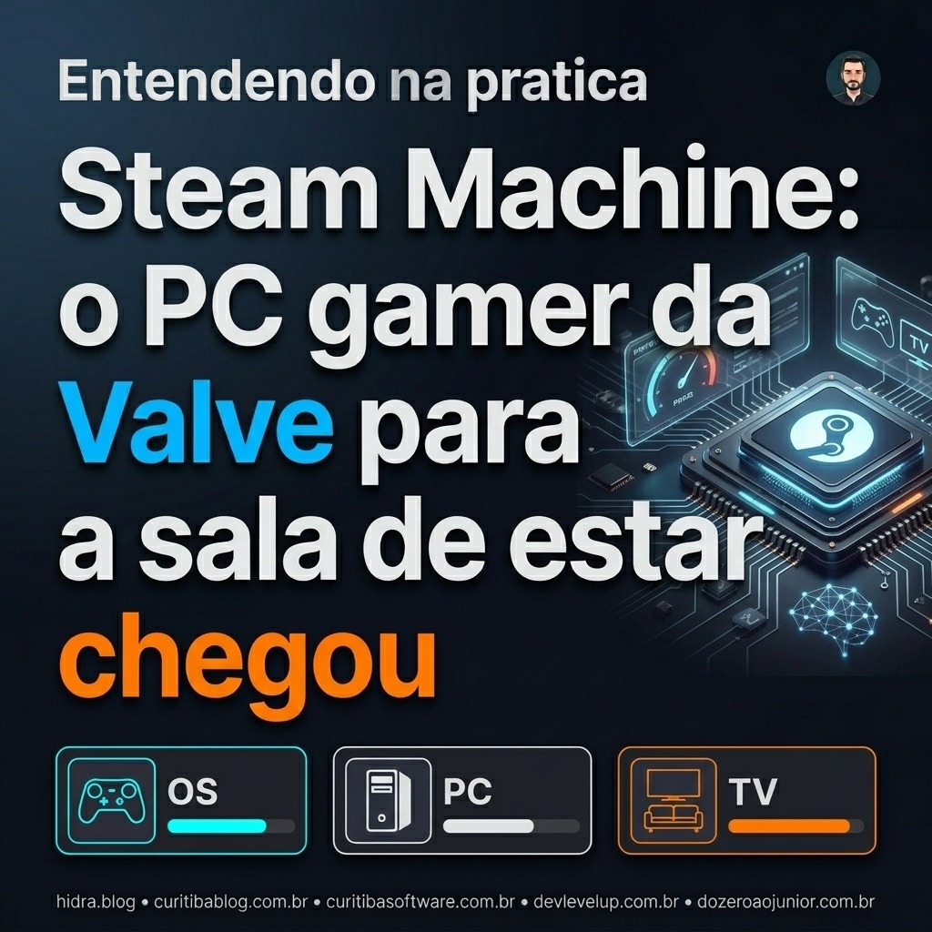 Steam Machine: o PC gamer da Valve para a sala de estar chegou