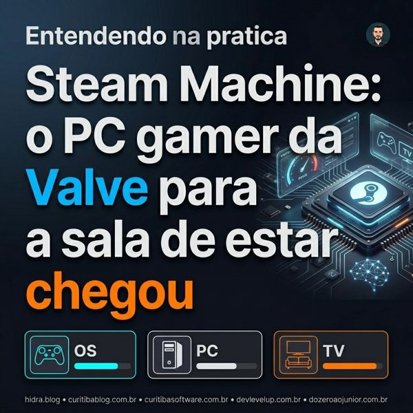 Steam Machine: o PC gamer da Valve para a sala de estar chegou