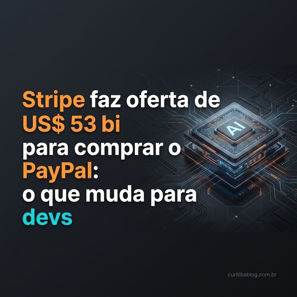 Stripe faz oferta de US$ 53 bi para comprar o PayPal: o que muda para devs