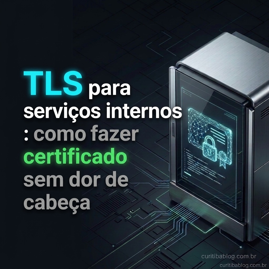 TLS para serviços internos: como fazer certificado sem dor de cabeça