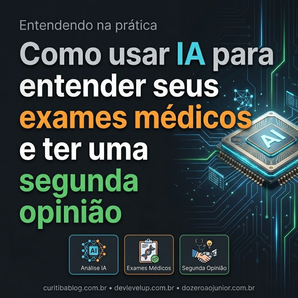 Como usar IA para entender seus exames médicos e ter uma segunda opinião