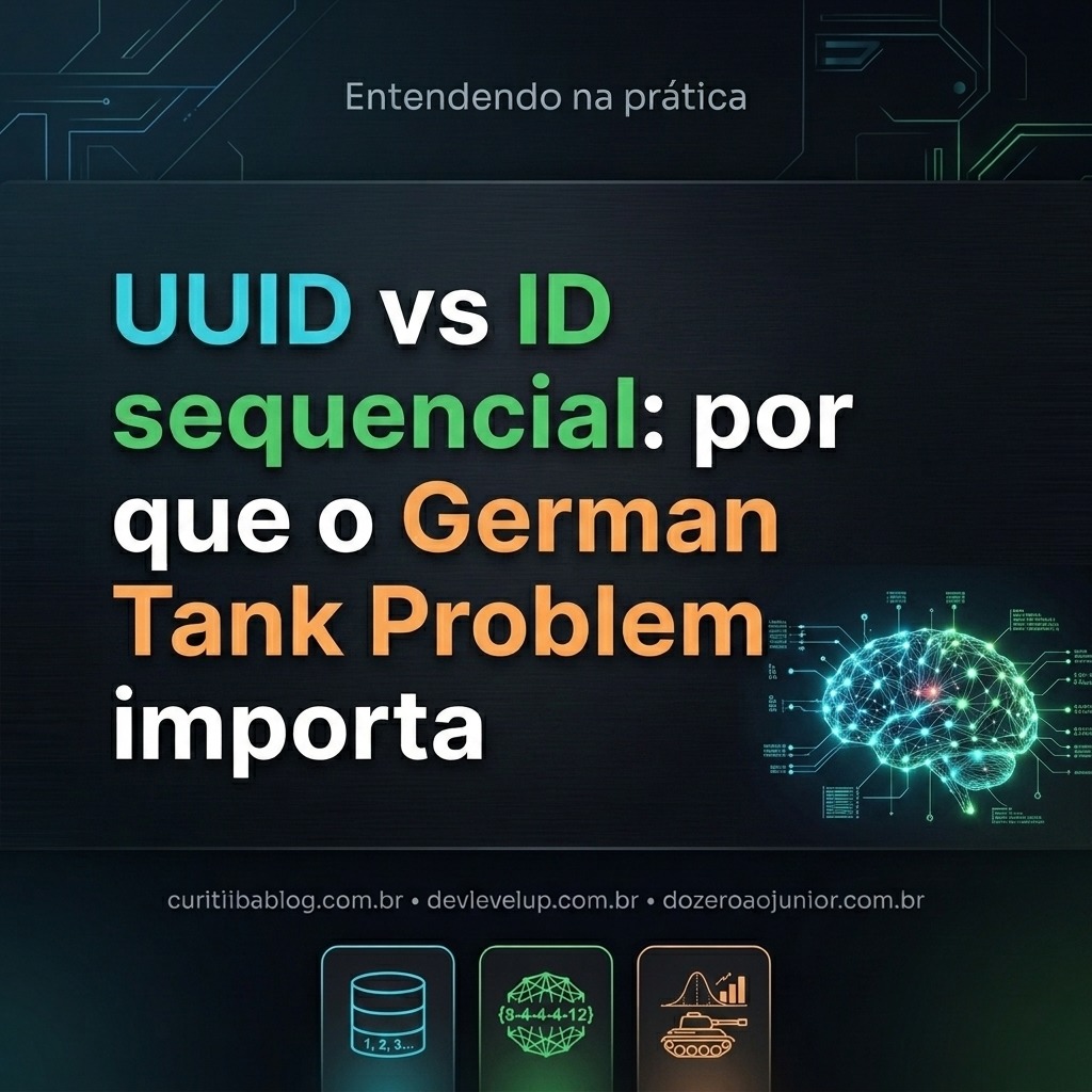 UUID vs ID sequencial: por que o German Tank Problem importa