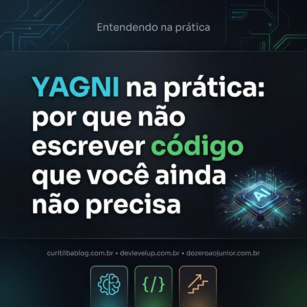 YAGNI na prática: por que não escrever código que você ainda não precisa
