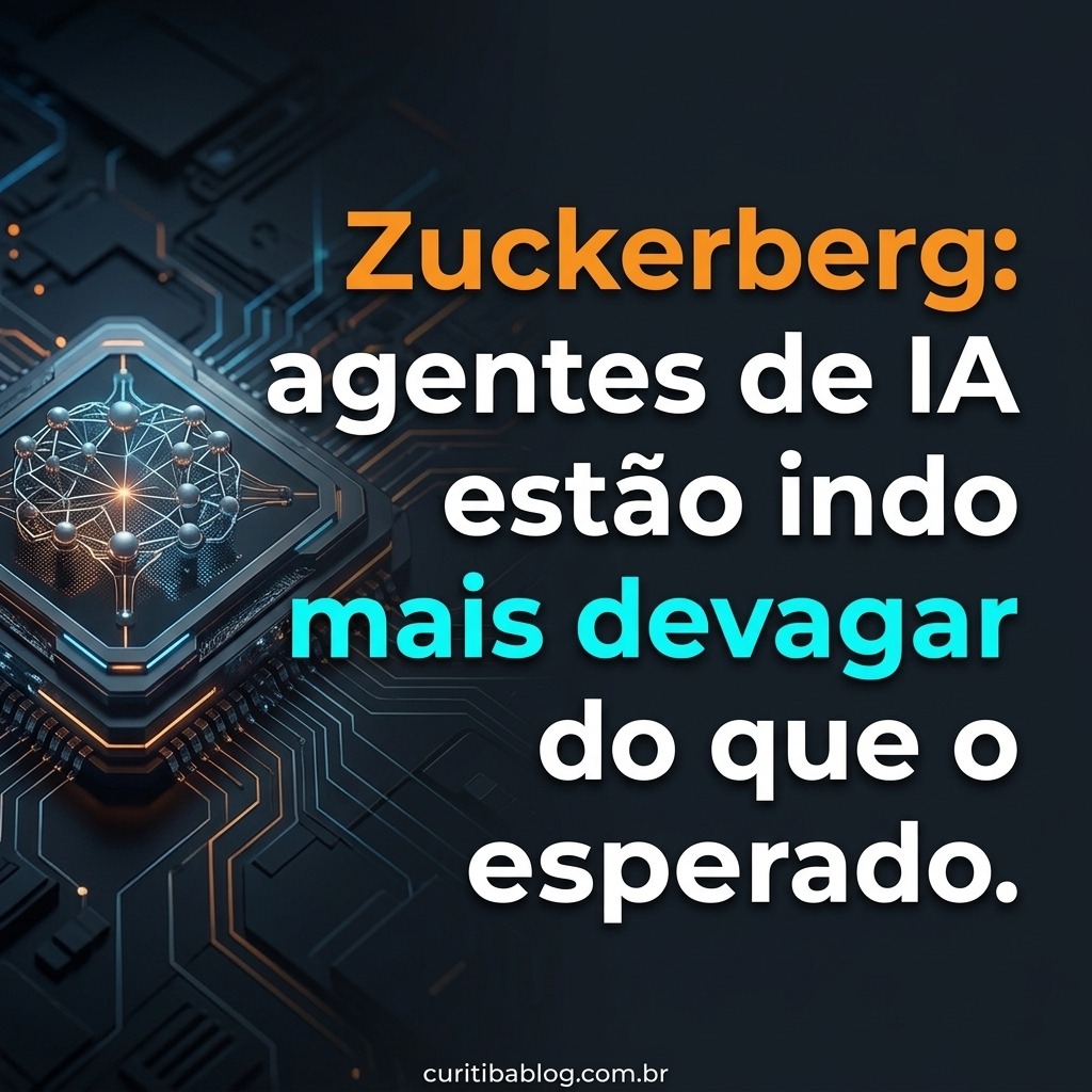 Zuckerberg: agentes de IA estão indo mais devagar do que o esperado