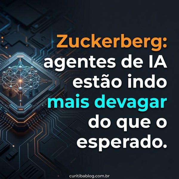 Zuckerberg: agentes de IA estão indo mais devagar do que o esperado