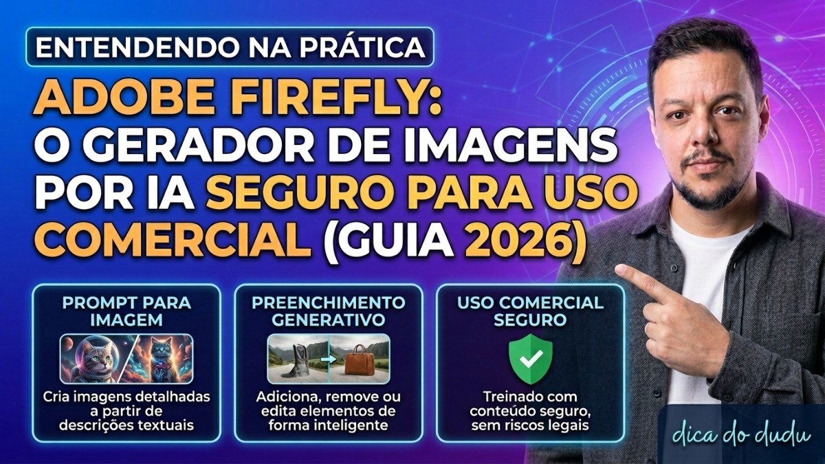 Adobe Firefly: O Gerador de Imagens com IA Seguro para Uso Comercial (Guia 2026)