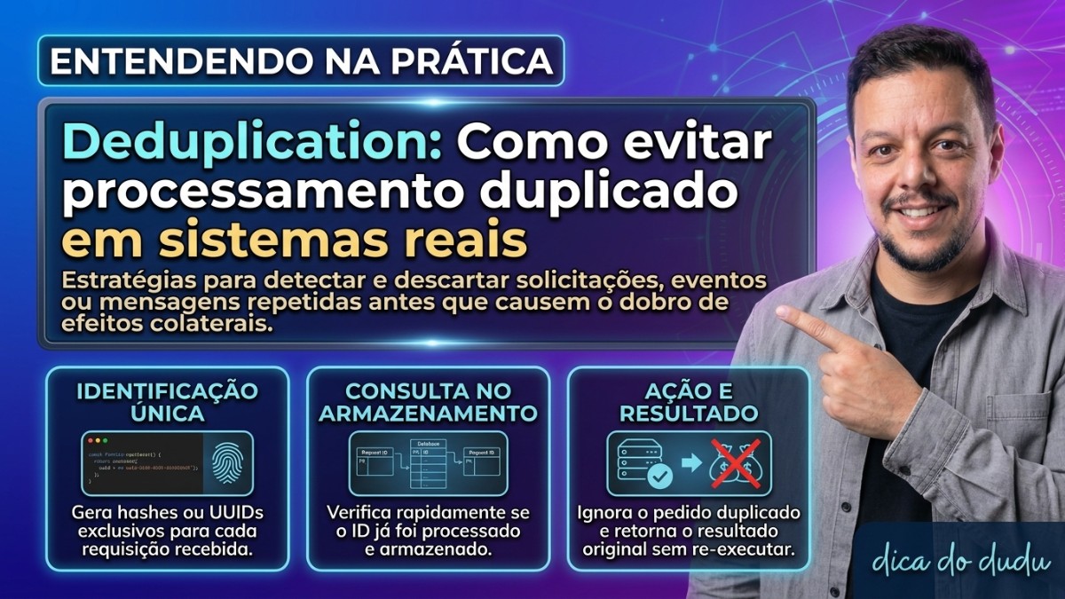 Deduplicação: como impedir processamento duplicado em sistemas reais