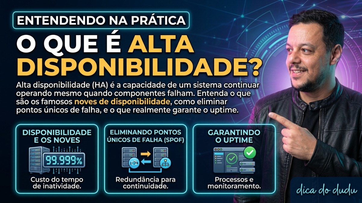 Entendendo na Prática: o que e Alta Disponibilidade