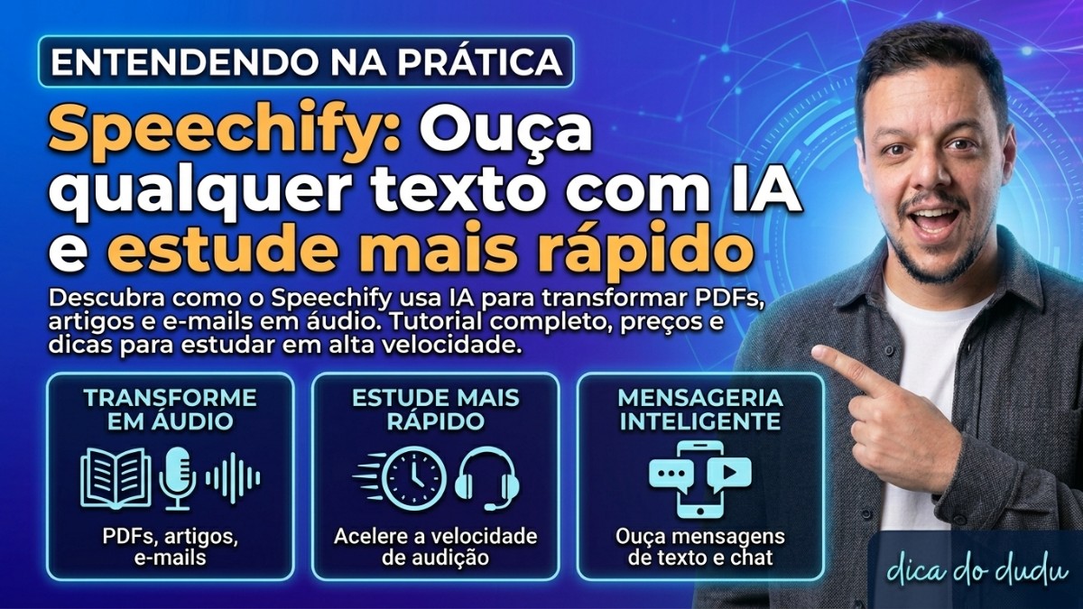 Speechify: ouça qualquer texto com IA e estude mais rápido