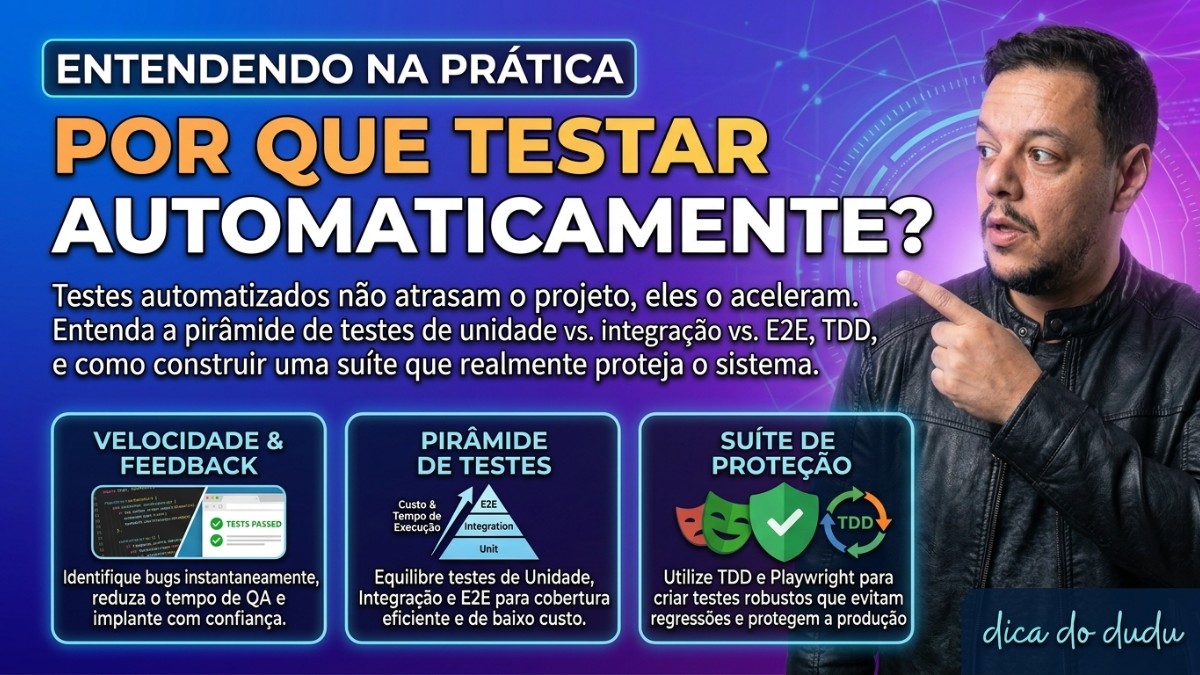 Entendendo na Prática: Testes Automatizados