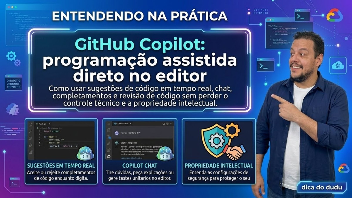 GitHub Copilot: programação assistida diretamente no editor