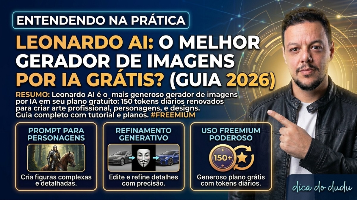 Leonardo AI: O Melhor Gerador de Imagens Gratis com IA? (Guia 2026)