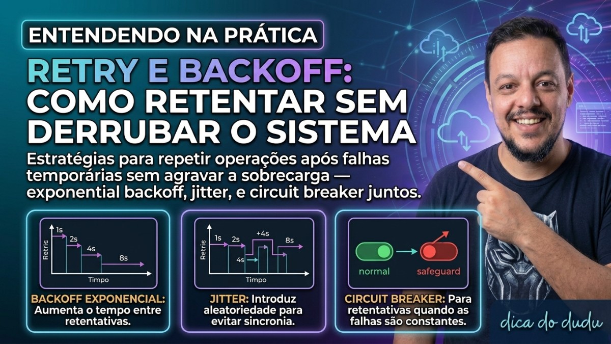 Retry e Backoff: como tentar novamente sem derrubar o sistema