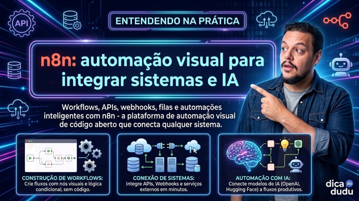n8n: automação visual para integrar sistemas e IA