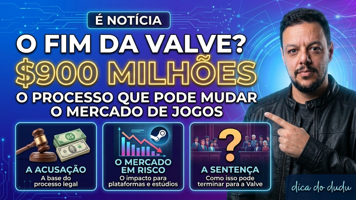 A Valve está condenada? O processo de US$ 900 milhões que pode mudar o mercado de games