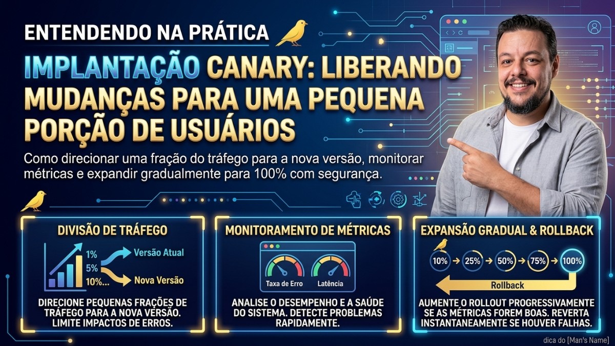 Canary Deploys: lançando mudanças para uma parcela pequena dos usuários