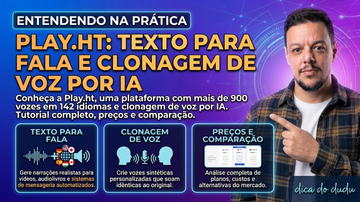 Play.ht: text-to-speech com clonagem de voz por IA