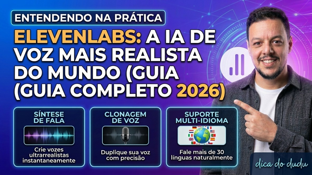 ElevenLabs: A IA de Voz Mais Realista do Mundo (Guia Completo 2026)