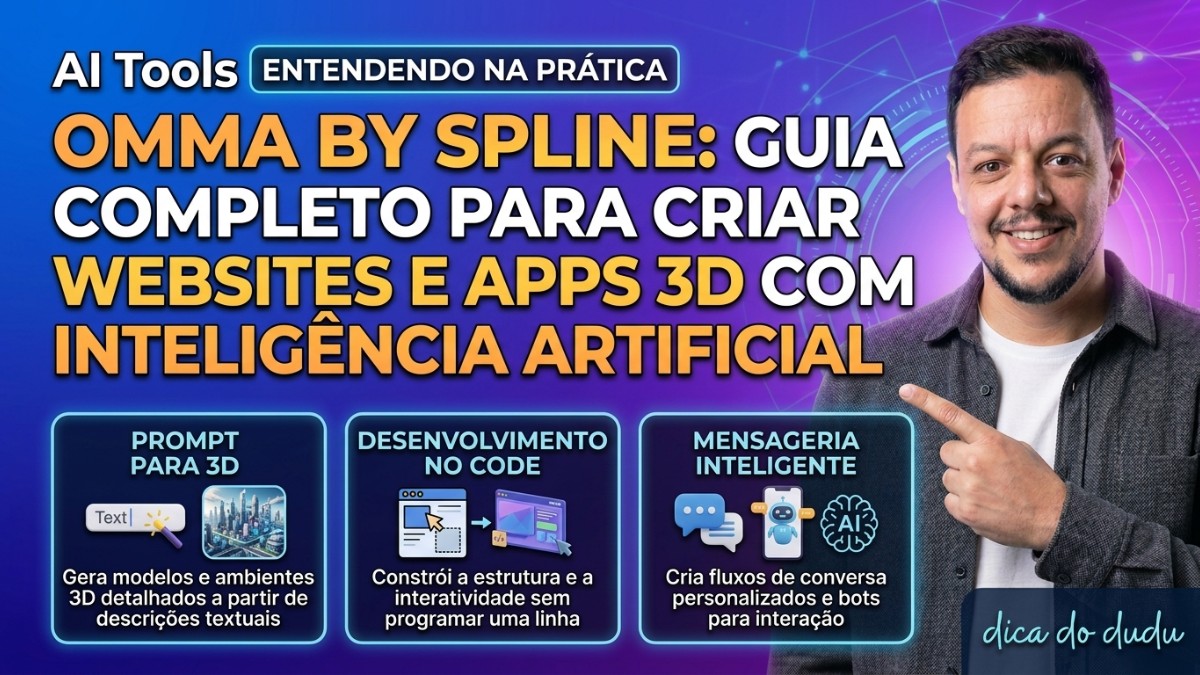 Omma by Spline: Guia Completo para Criar Sites e Apps 3D com Inteligência Artificial
