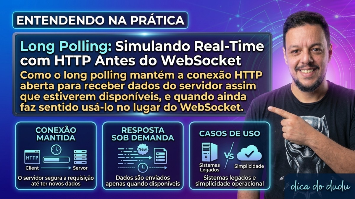 Long Polling: simulando tempo real com HTTP antes do WebSocket