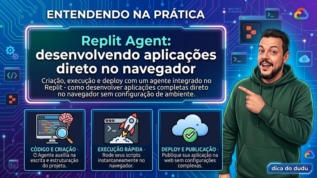 Replit Agent: desenvolvimento de aplicações direto no navegador