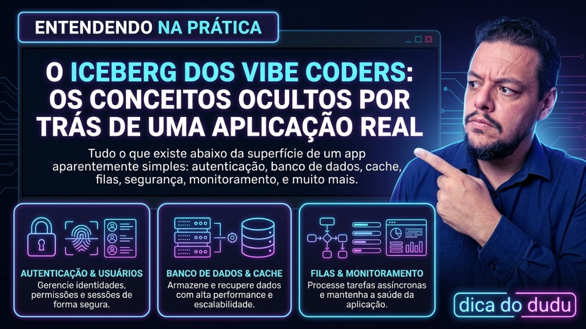 O iceberg dos Vibe Coders: os conceitos escondidos por trás de uma aplicação real