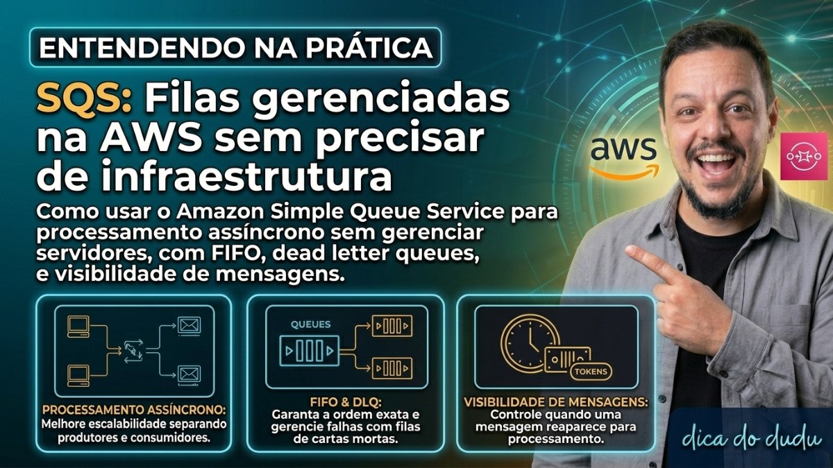 SQS: filas gerenciadas na AWS sem precisar de infraestrutura