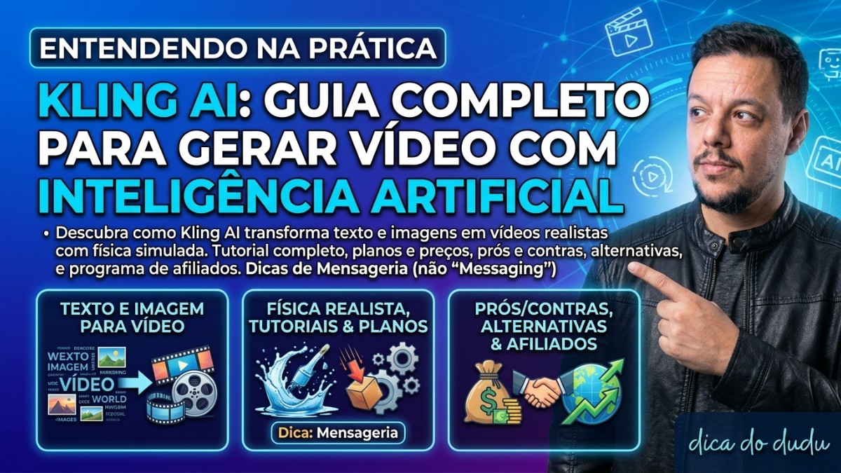 Kling AI: guia completo de geração de vídeo com inteligência artificial