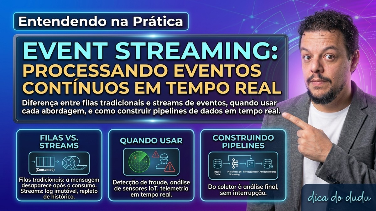 Event Streaming: processando eventos contínuos em tempo real