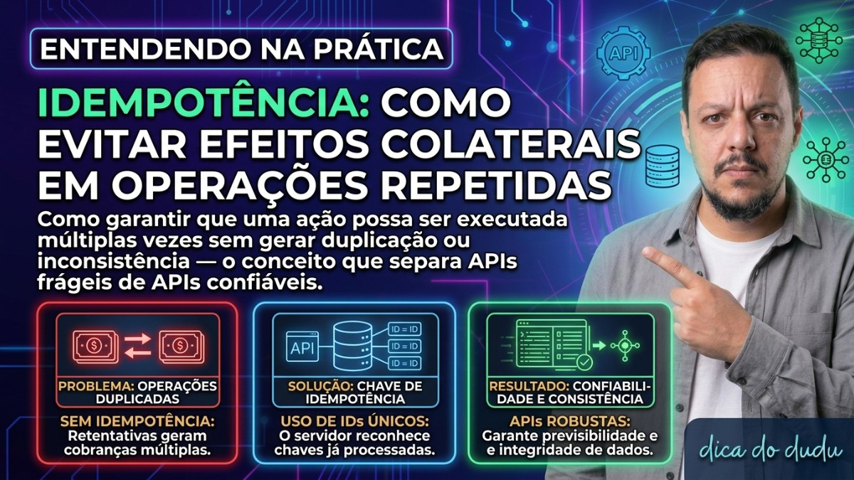Idempotência: como evitar efeitos colaterais em operações repetidas