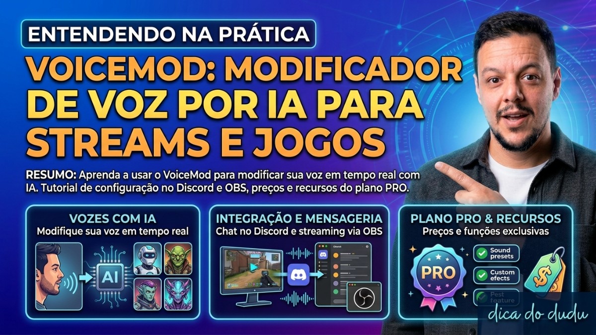 VoiceMod: modificador de voz com IA para streams e jogos