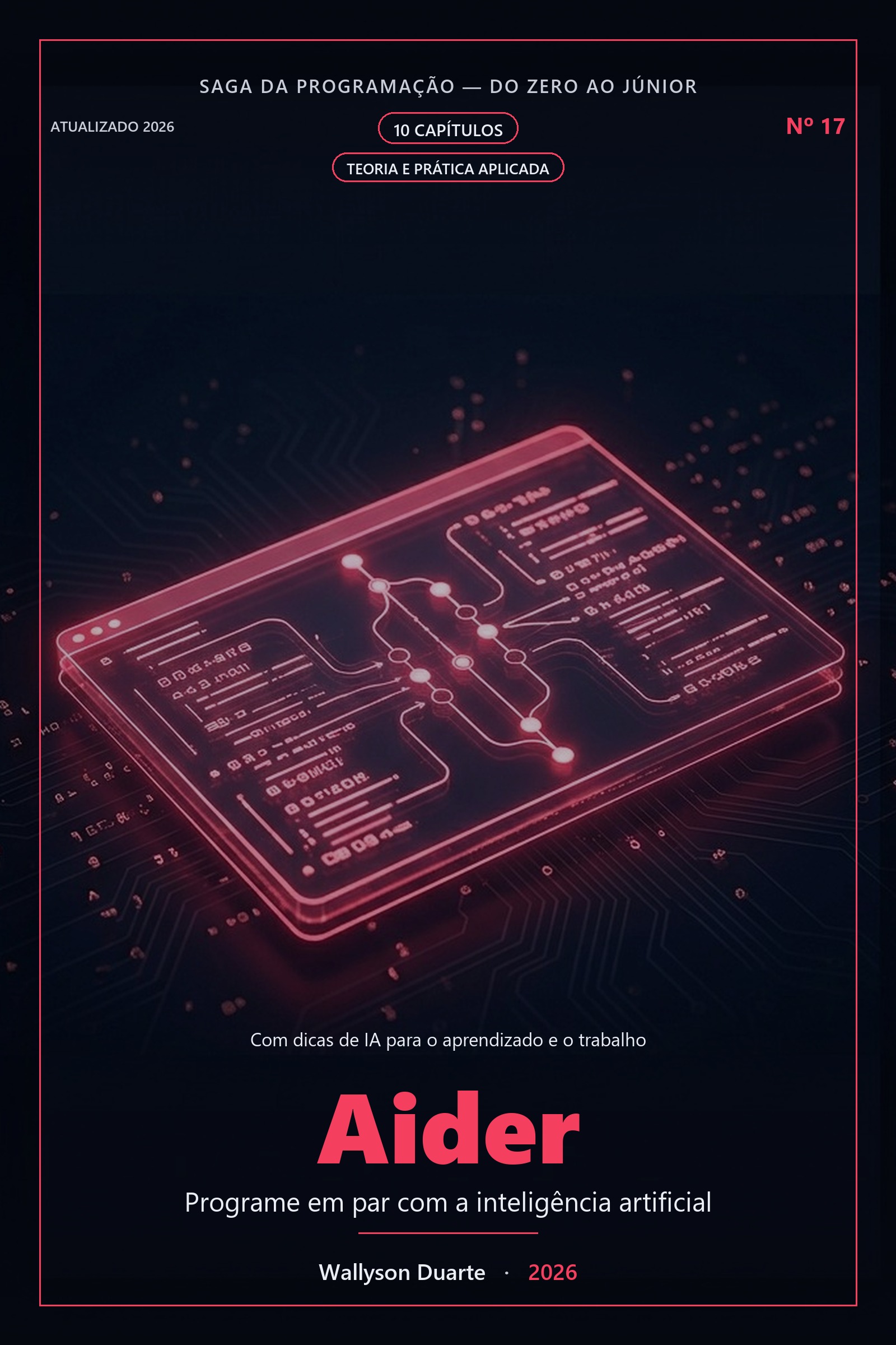Capa do ebook Aider do Zero — Par de Programação com IA no Terminal