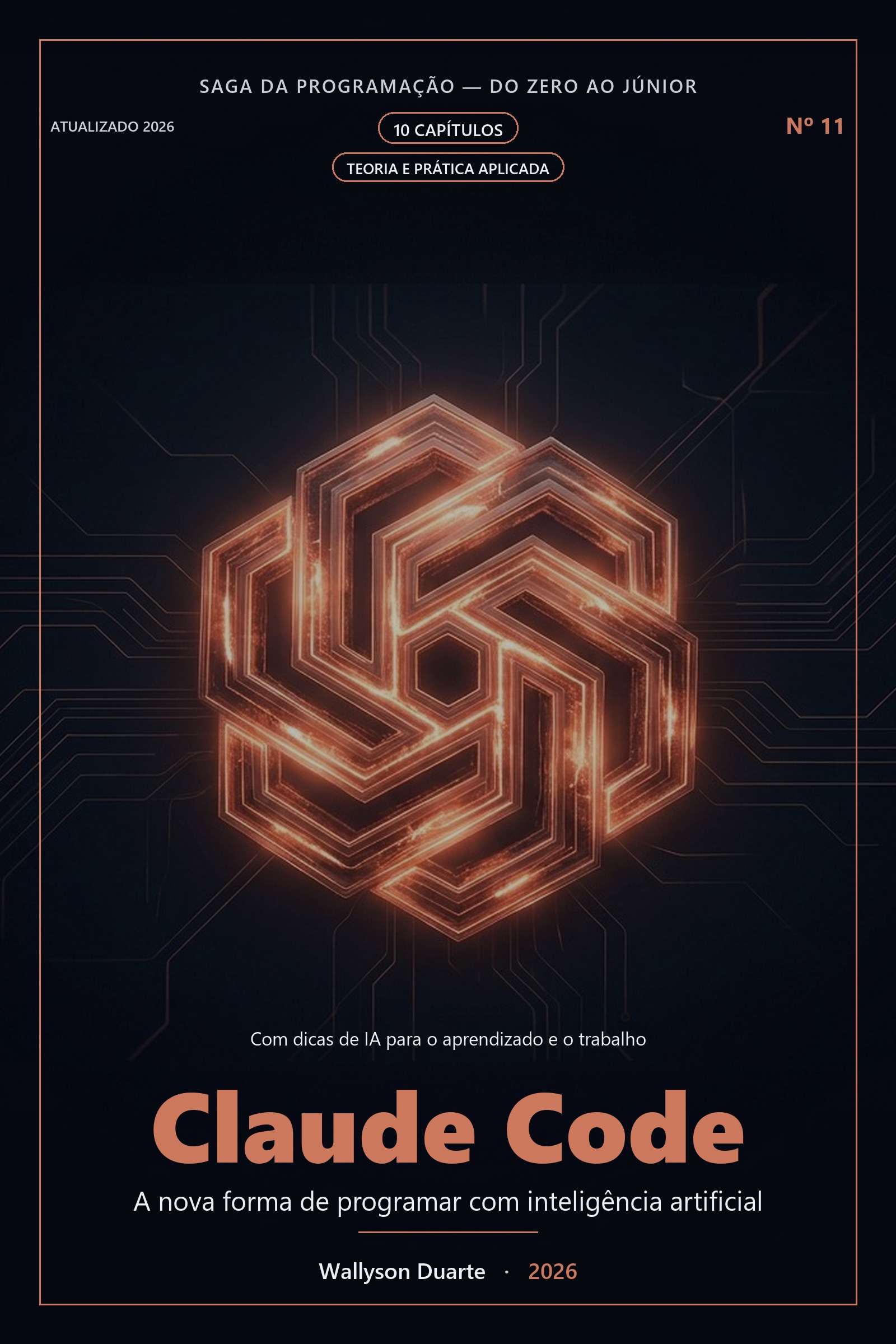 Capa do ebook Claude Code — Do Zero ao Desenvolvimento com IA