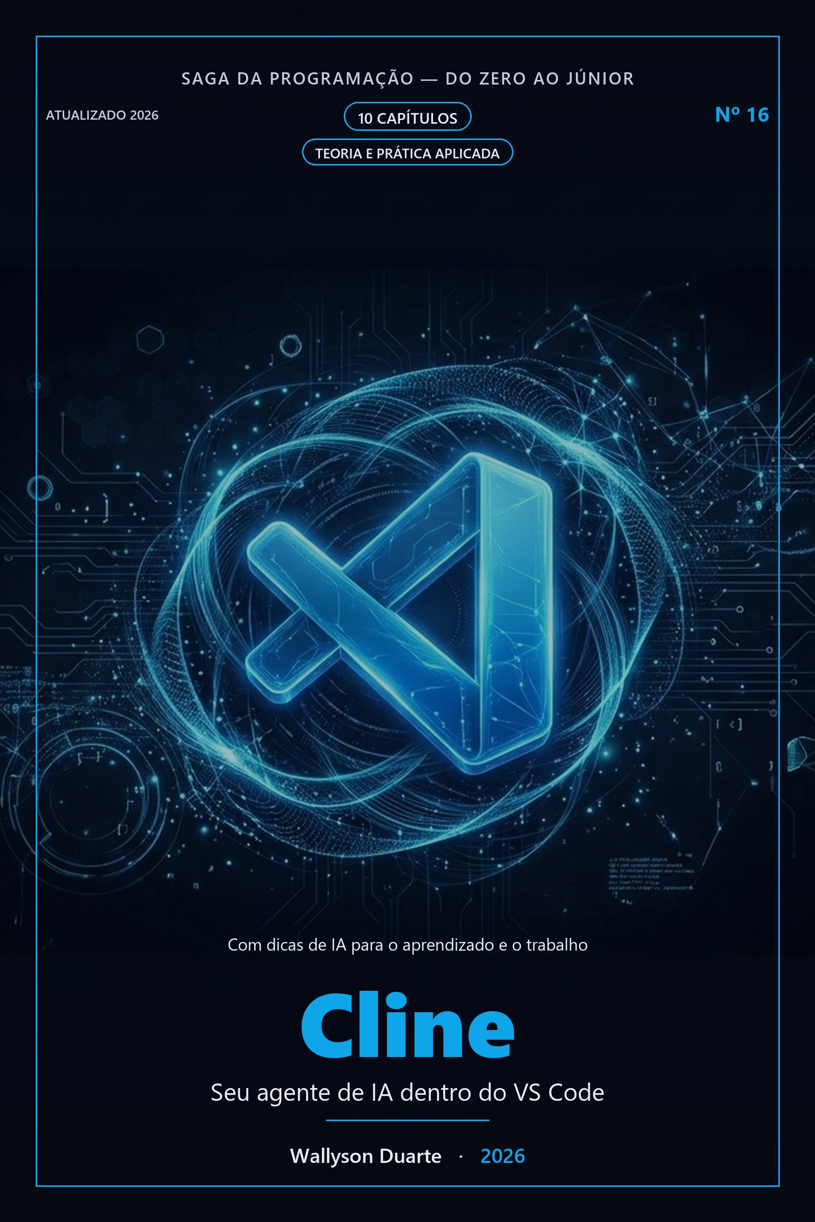Capa do ebook Cline — Do Zero ao Agente de IA no VS Code