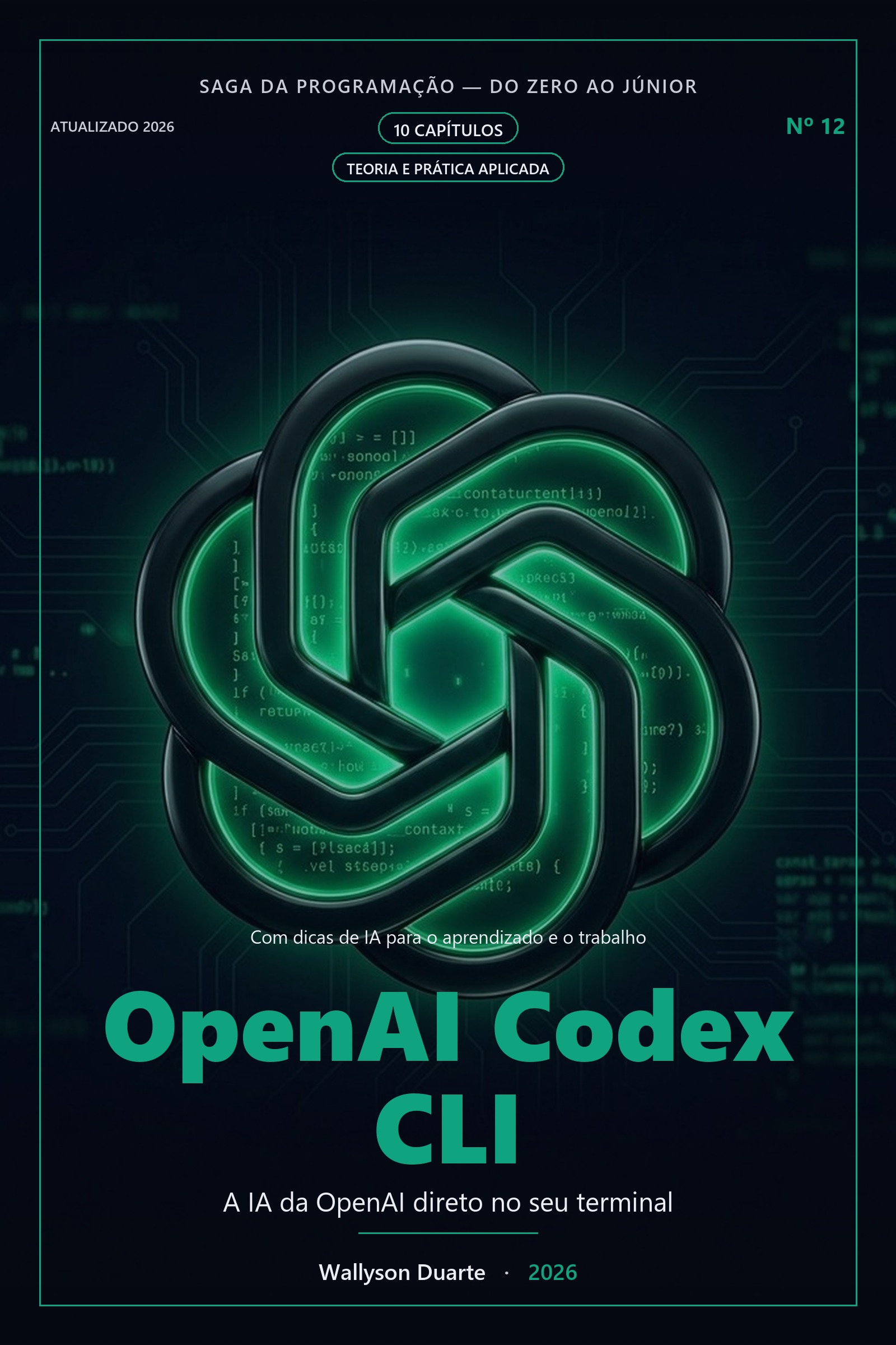 Capa do ebook OpenAI Codex CLI — Do Zero à Automação com IA