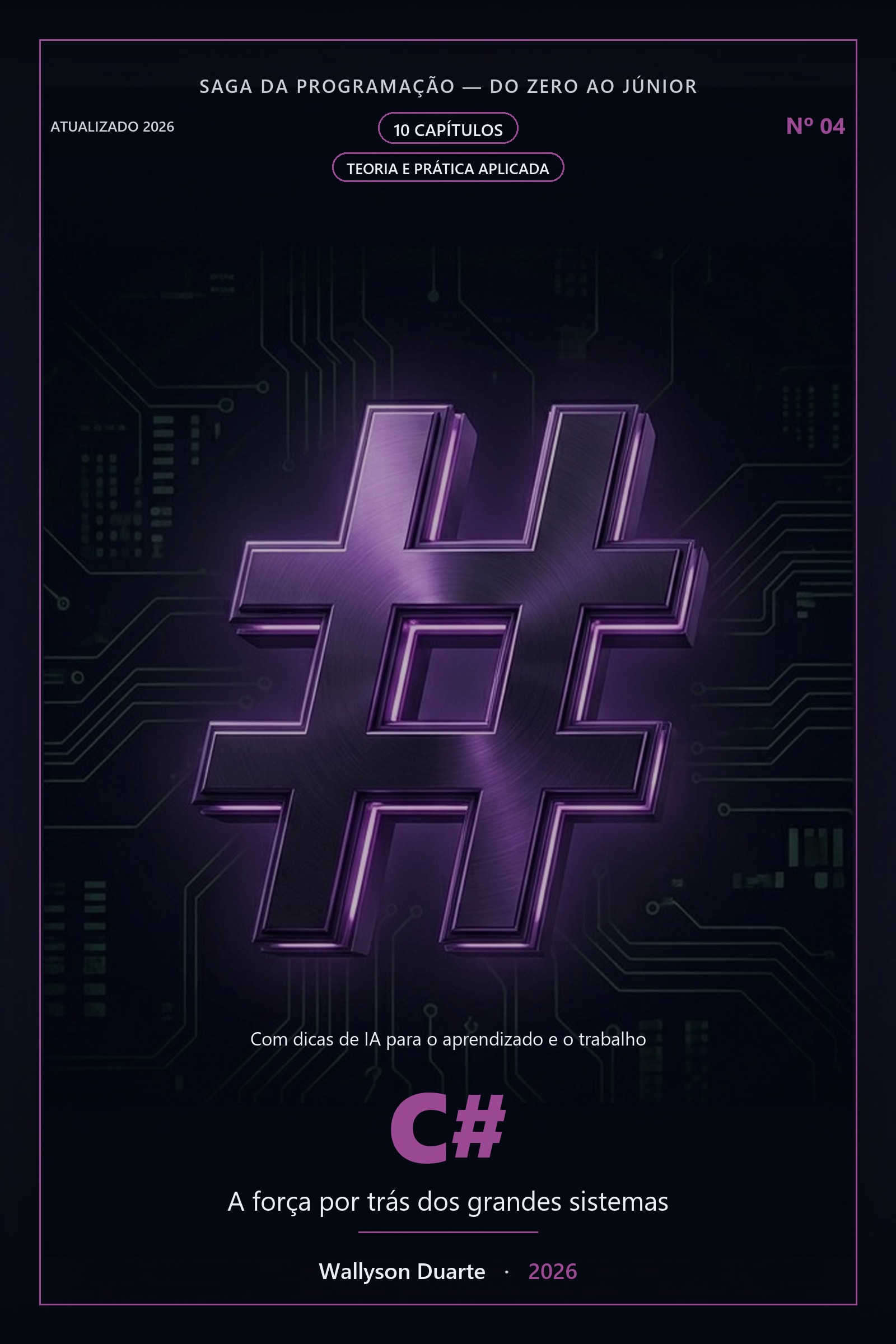 Capa do ebook C# — Do Zero ao Back-end