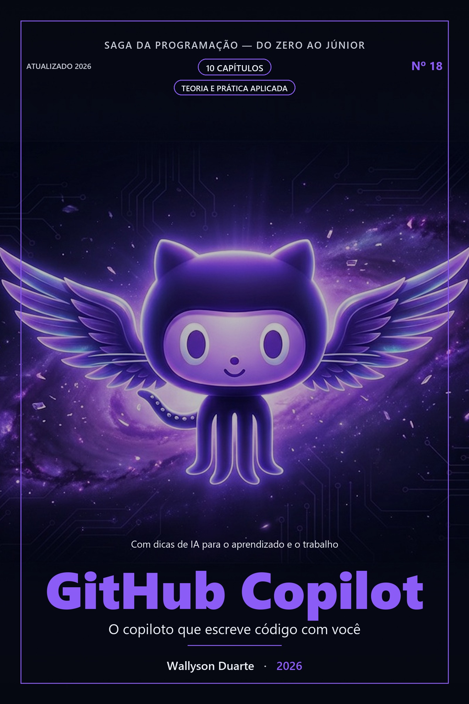Capa do ebook GitHub Copilot — Do Zero ao Desenvolvimento Assistido