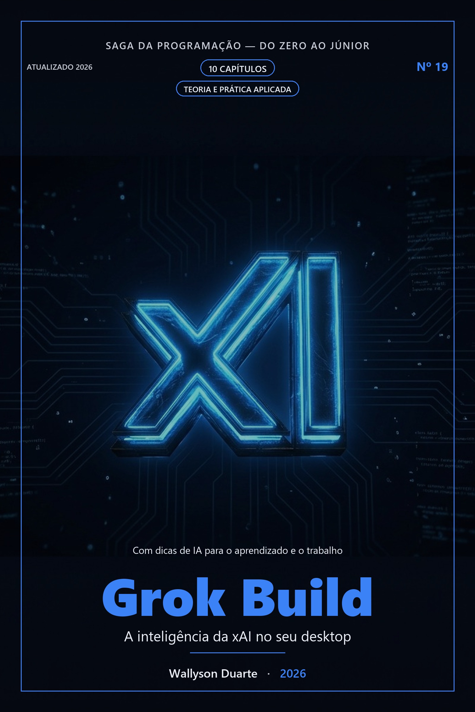 Capa do ebook Grok Build — Do Zero ao Desenvolvimento com xAI