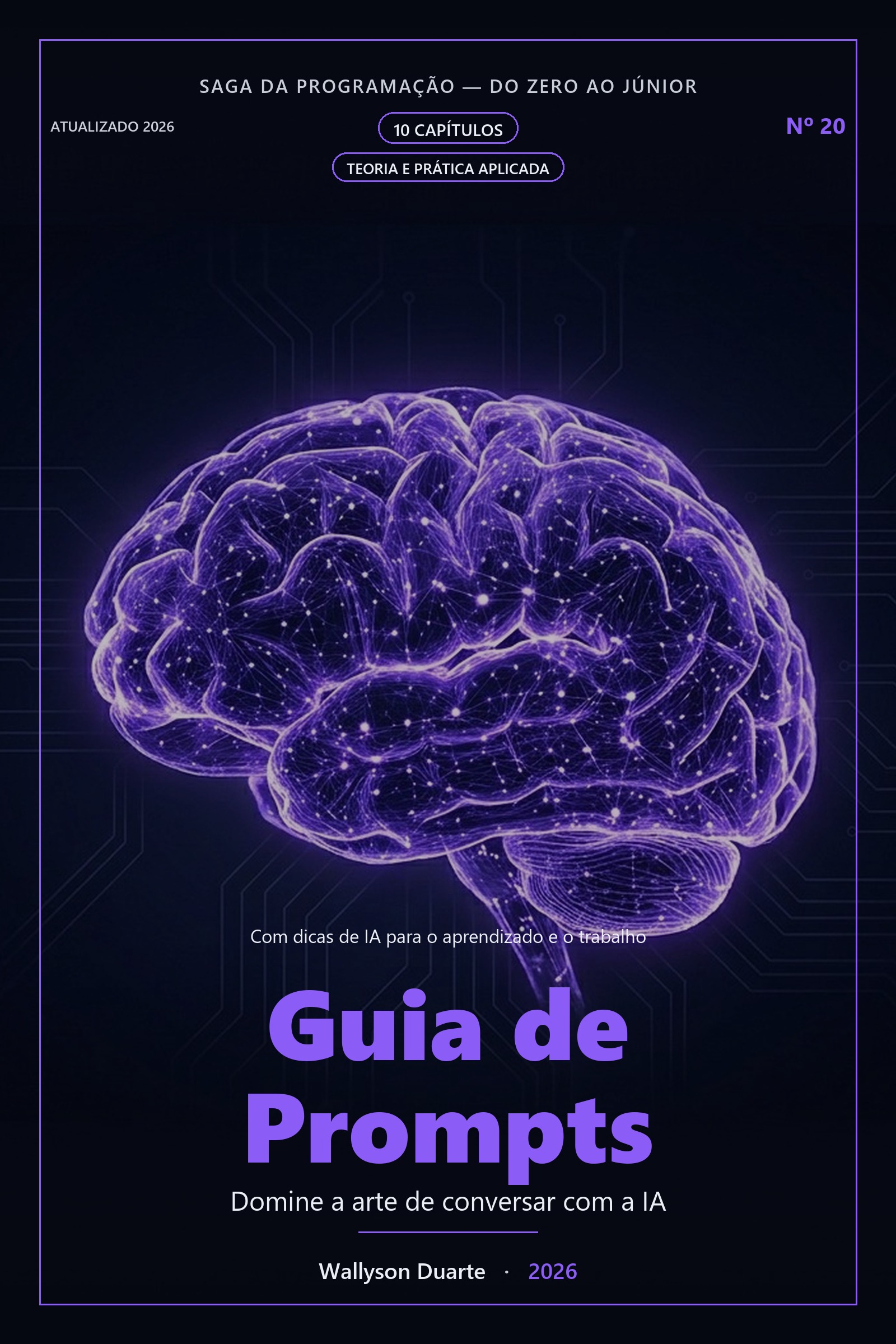 Capa do ebook Guia Profissional de Prompts para IA — 1.000 Prompts