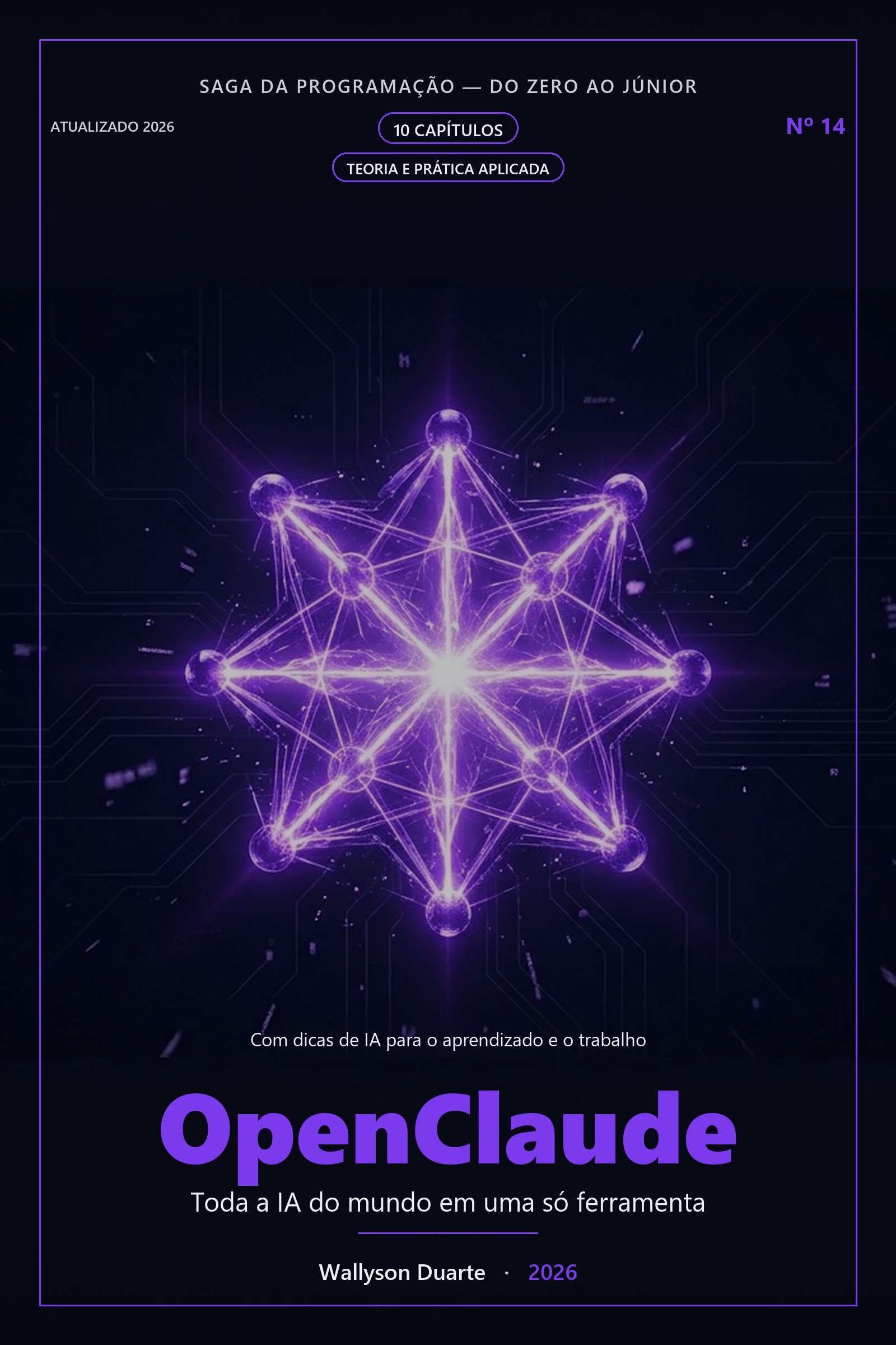 Capa do ebook OpenClaude — Do Zero ao Desenvolvimento Avançado