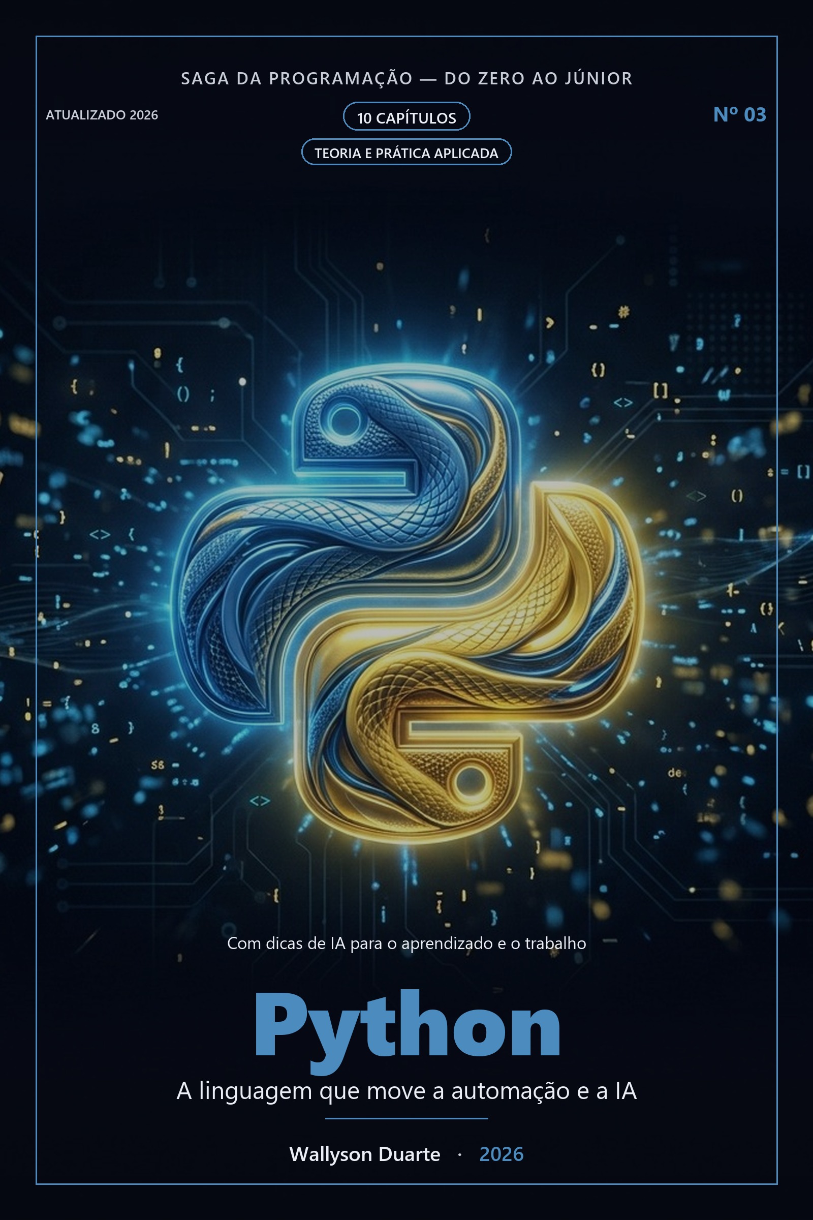 Capa do ebook Do Zero à Automação — Guia Completo de Python