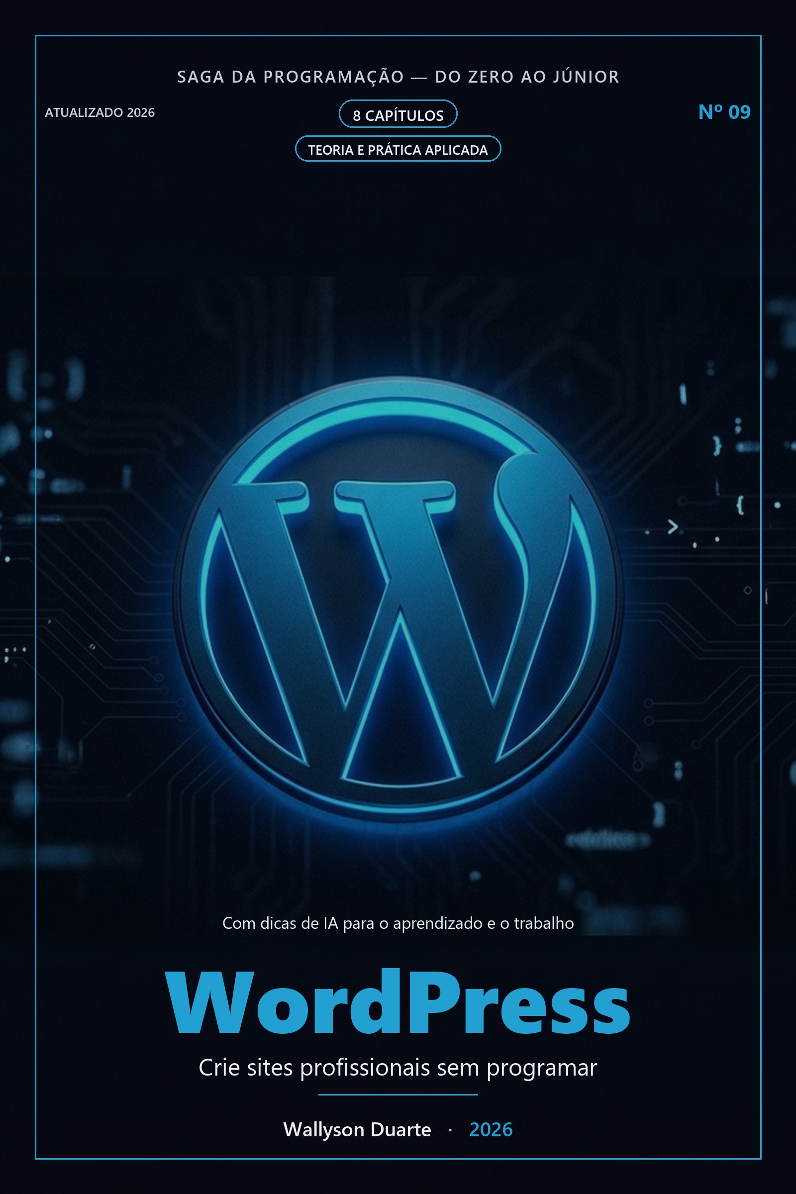Capa do ebook WordPress — Sites Profissionais